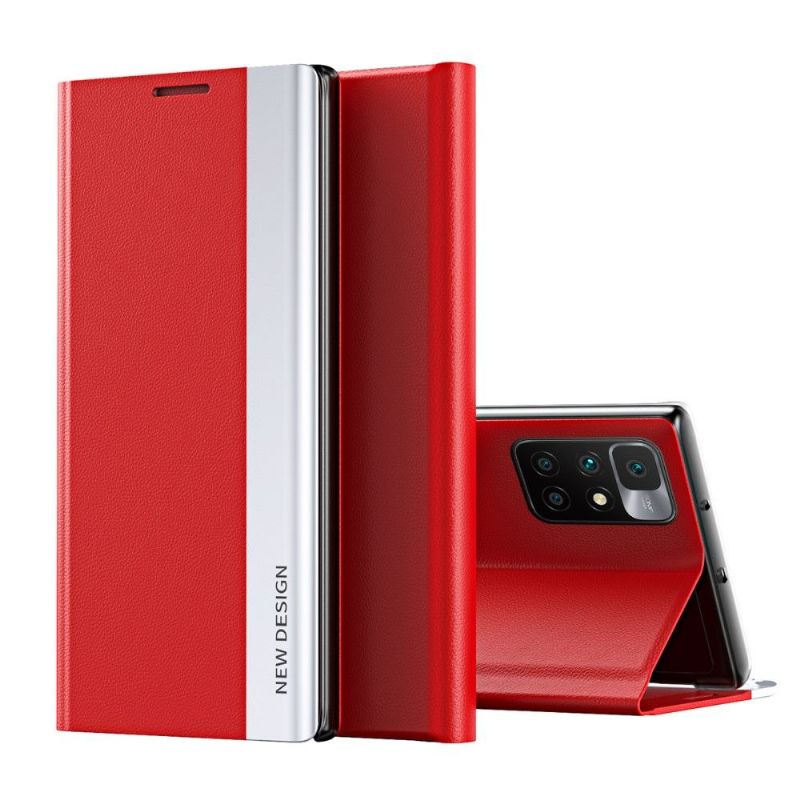 Etui Xiaomi Redmi 10 Business effet cuir Magnet