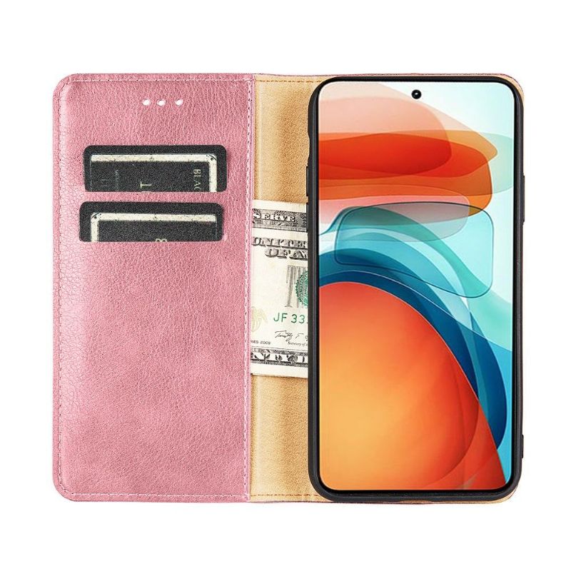 Flip cover Xiaomi Redmi 10 PURE simili cuir