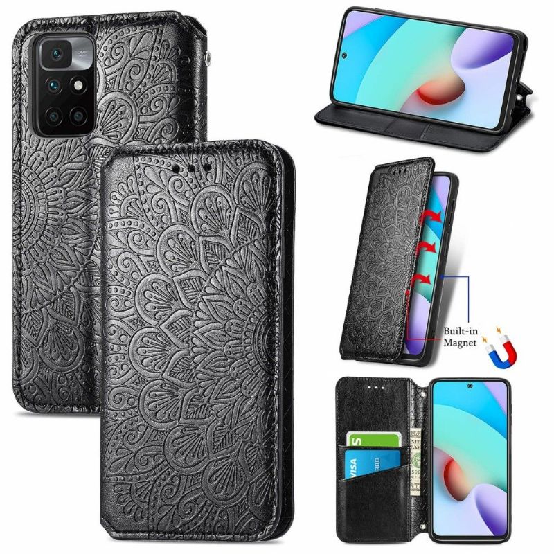 Housse Xiaomi Redmi 10 Flip Chic Mandala