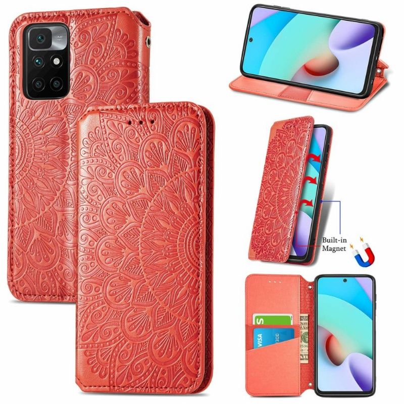 Housse Xiaomi Redmi 10 Flip Chic Mandala