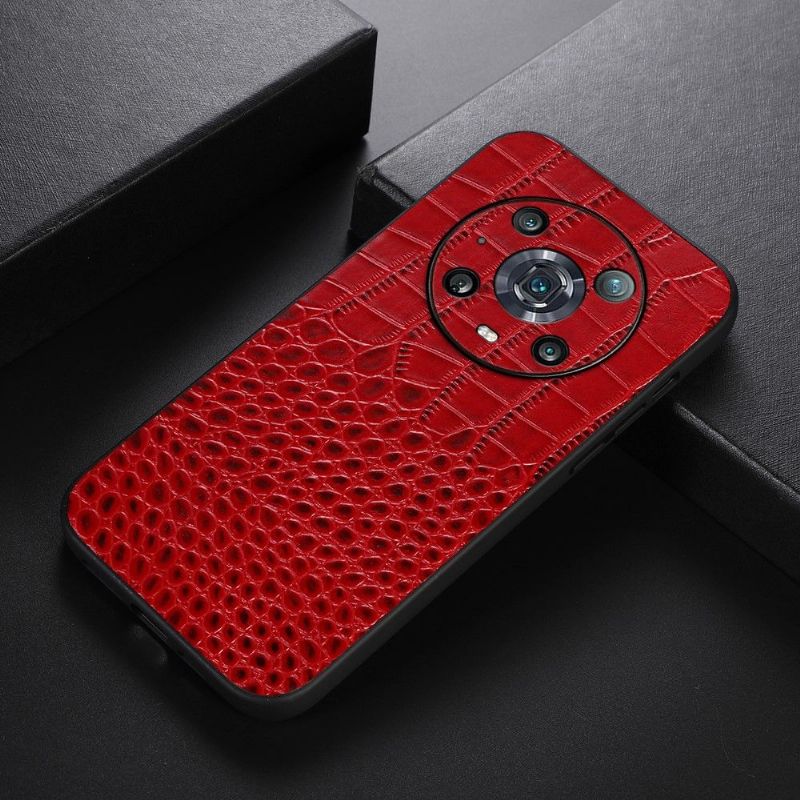 Coque Honor Magic 4 Pro Colette Cuir Effet Croco