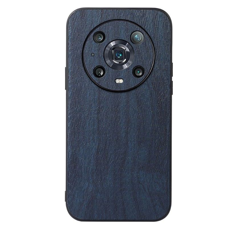 Coque Honor Magic 4 Pro effet cuir style bois