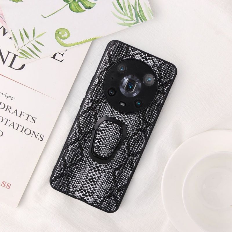 Coque Honor Magic 4 Pro effet serpent avec fonction