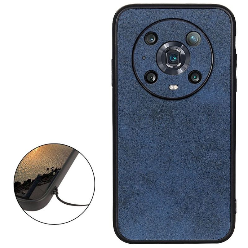 Coque Honor Magic 4 Pro Jazz simili cuir vintage