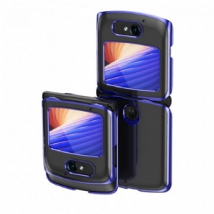 Coque Motorola Razr 5G Rebords Style Métal