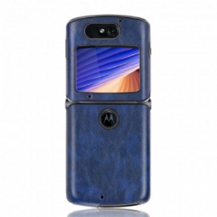 Coque Motorola Razr 5G Simili Cuir Litchi