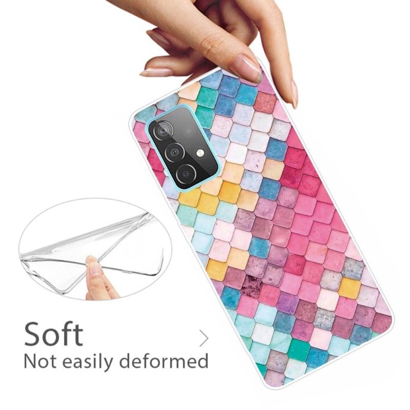 Coque Samsung Galaxy A32 4G Colorful Squares