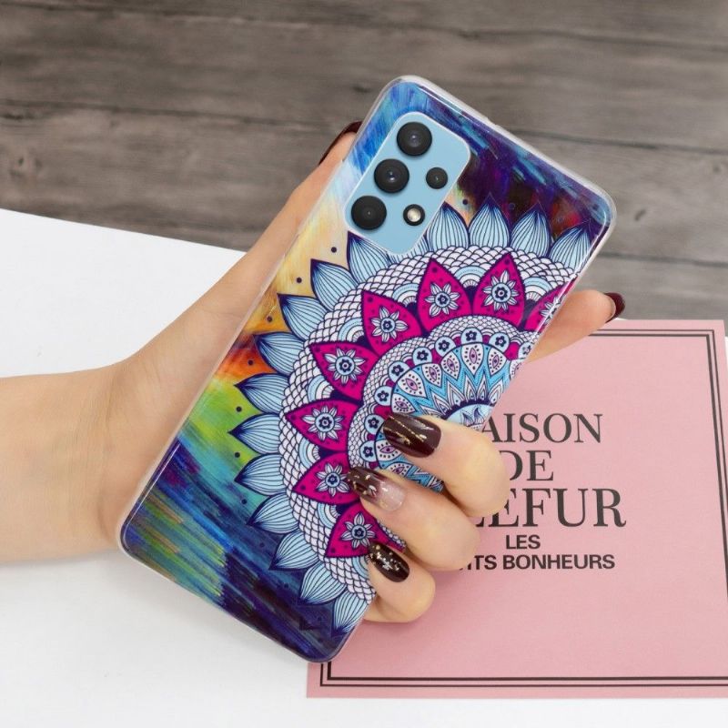 Coque Samsung Galaxy A32 4G Luminous Mandala Coloré