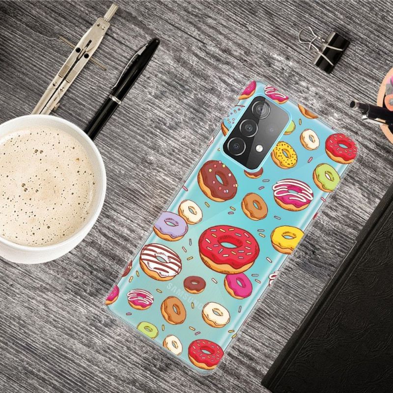 Coque Samsung Galaxy A32 4G multiples donuts