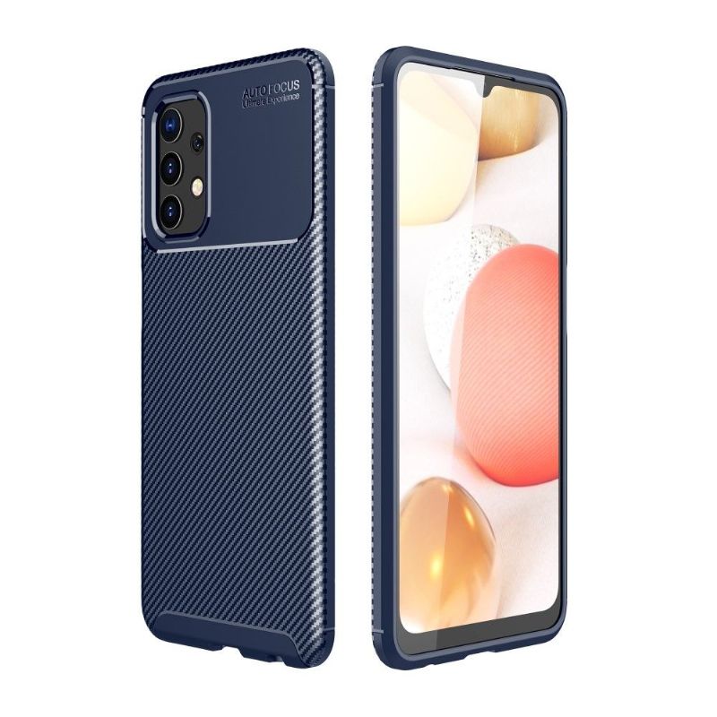 Coque style fibre de carbone pour Samsung Galaxy A32 4G