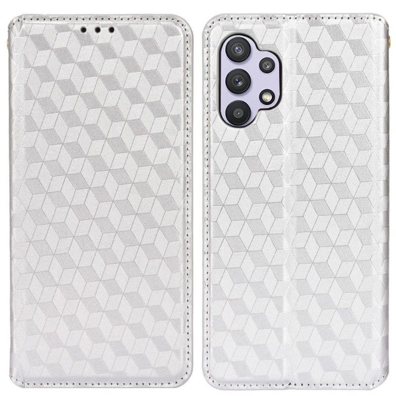 Housse Samsung Galaxy A32 4G flip cover design géométrie