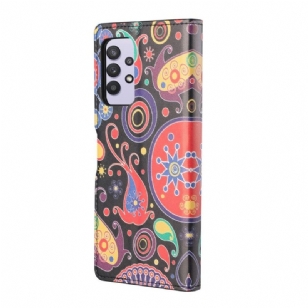 Housse Samsung Galaxy A32 4G paisley fleur