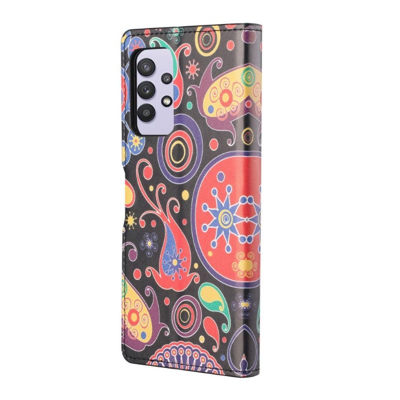 Housse Samsung Galaxy A32 4G paisley fleur