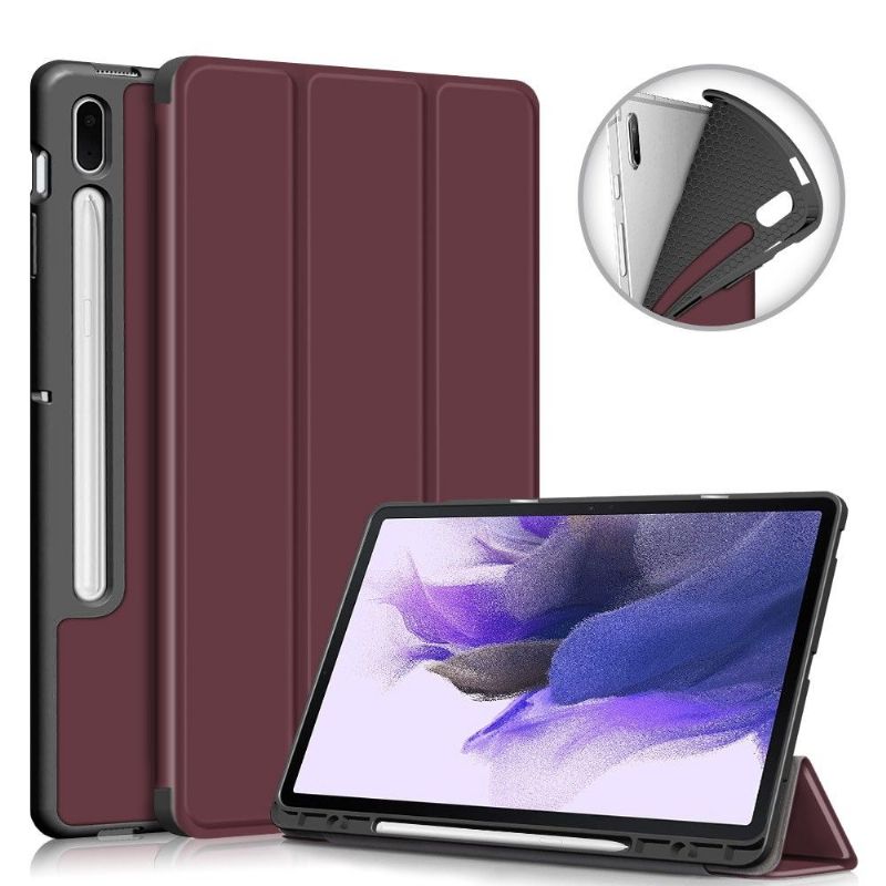 Coque avec rabat Samsung Galaxy Tab S7 FE fonction support