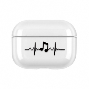 Coque AirPods Pro Transparente Mélodie