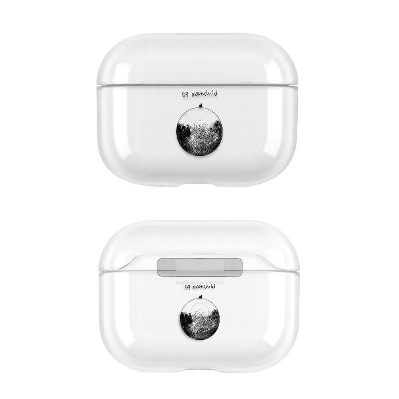 Coque AirPods Pro Transparente Moon Child