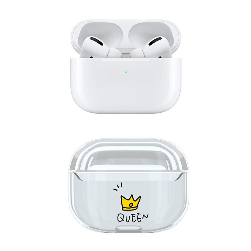 Coque AirPods Pro Transparente Queen