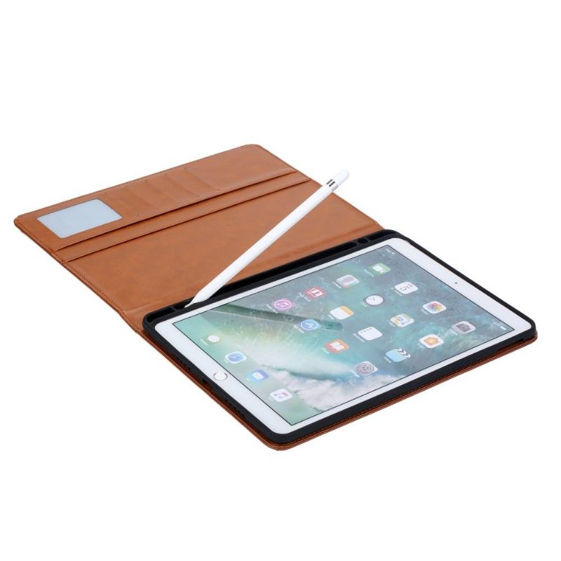 iPad 10.2 (2019) - Housse avec porte cartes effet cuir