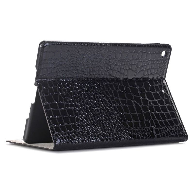 iPad 10.2 - Housse effet croco simili cuir