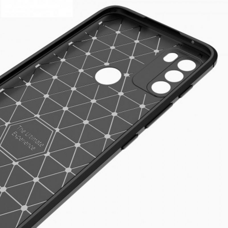 Coque Moto G50 Fibre Carbone Brossée