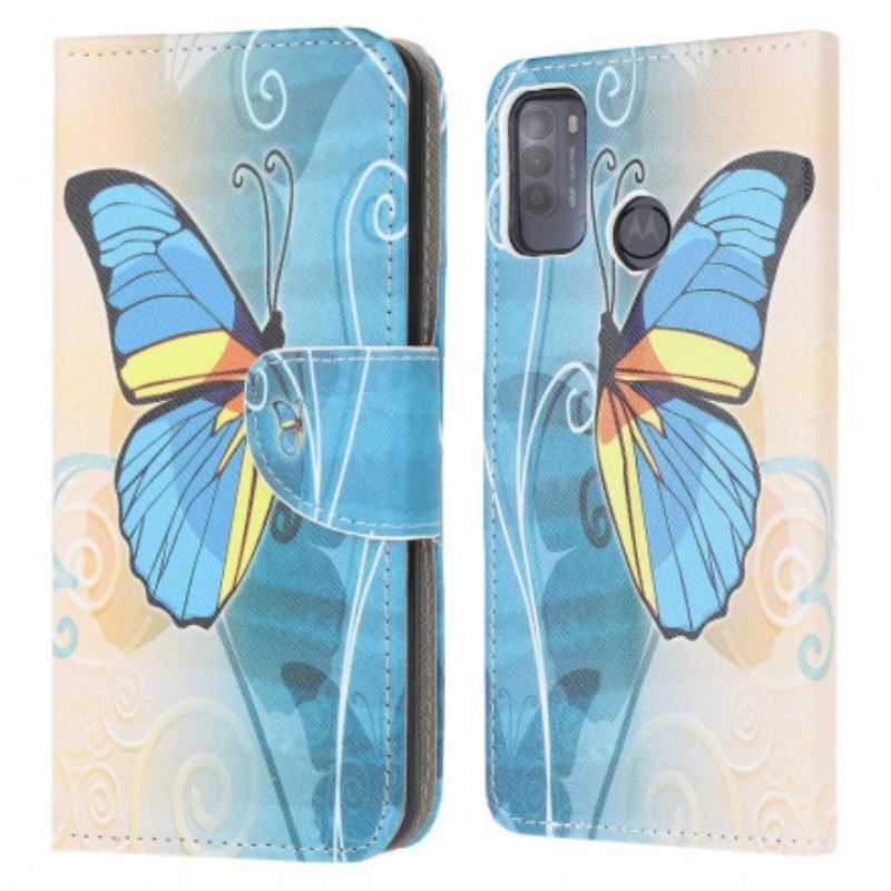 Housse Moto G50 Butterflies