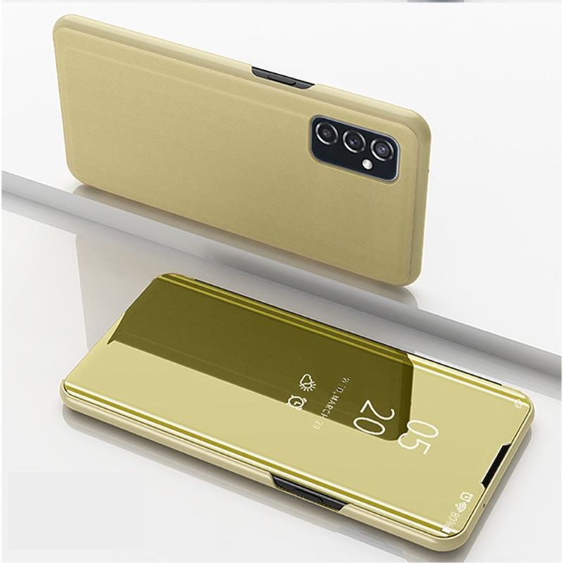 Coque Samsung Galaxy M52 5G avec rabat effet miroir