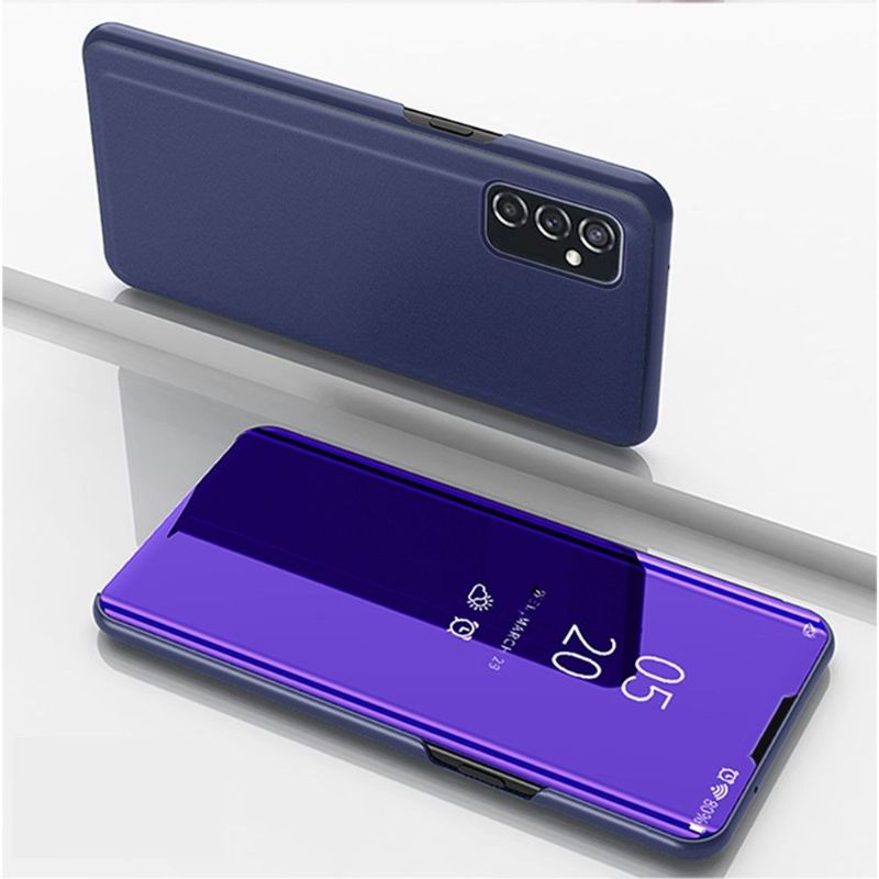 Coque Samsung Galaxy M52 5G avec rabat effet miroir