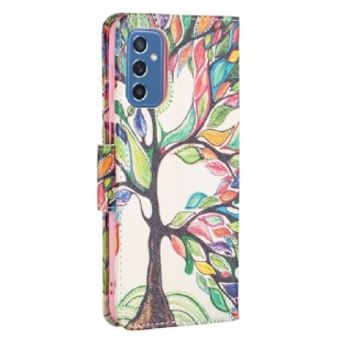 Housse Samsung Galaxy M52 5G dessin arbre