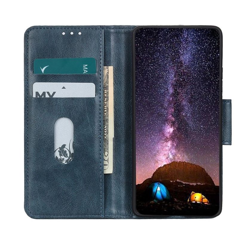 Housse Samsung Galaxy M52 5G Folio Simili Cuir Fonction Support