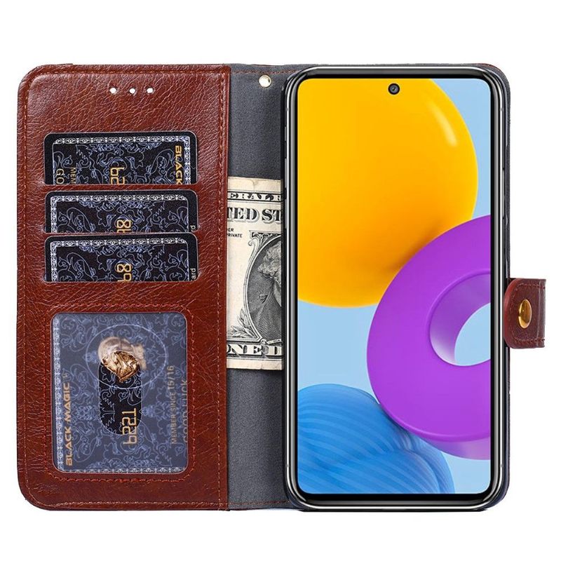 Housse Samsung Galaxy M52 5G Porte-monnaie simili cuir