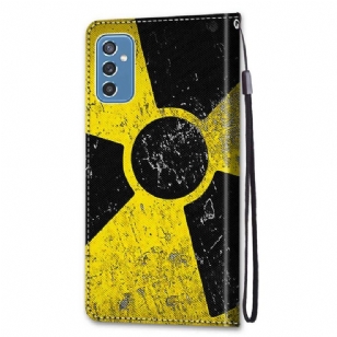 Housse Samsung Galaxy M52 5G Symbole Radioactif