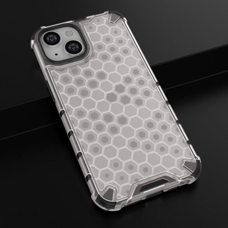 Coque iPhone 14 à Cordon Nid d'abeille