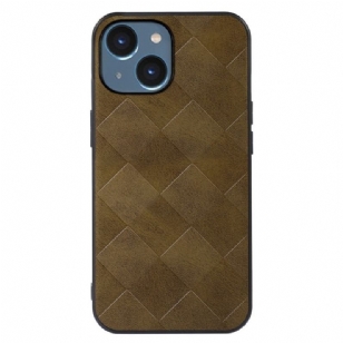 Coque iPhone 14 Texture Tissée