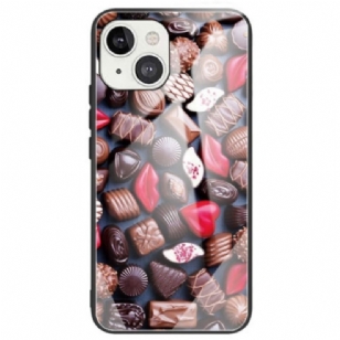 Coque iPhone 14 Verre Trempé Chocolats