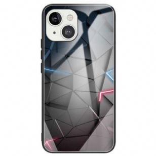 Coque iPhone 14 Verre Trempé Géométrique