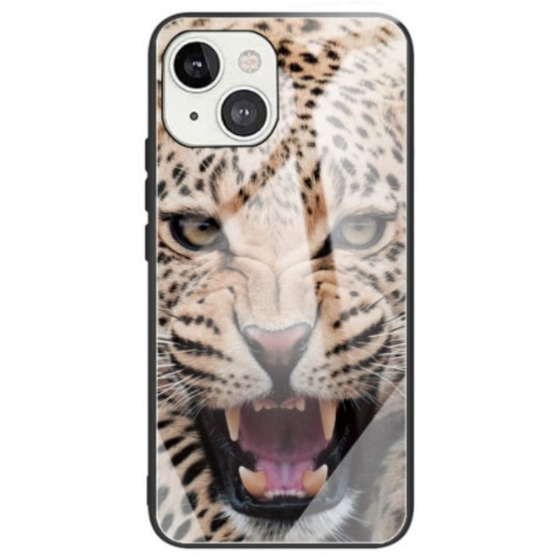 Coque iPhone 14 Verre Trempé Léopard