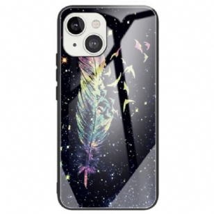 Coque iPhone 14 Verre Trempé Plume