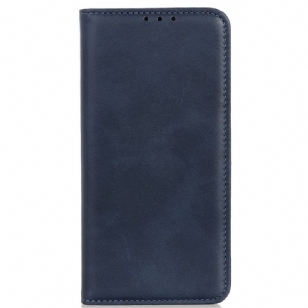 Flip Cover iPhone 14 Cuir Fendu Élégance