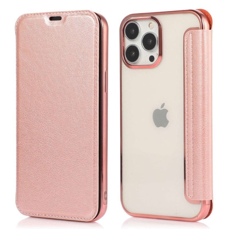 Flip Cover iPhone 14 Simili Cuir Porte-Carte