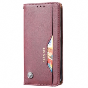 Flip Cover iPhone 14 Simili Cuir Porte-Cartes