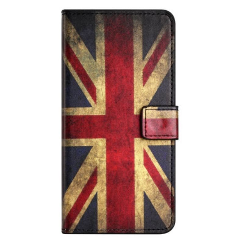 Housse iPhone 14 Drapeau Anglais Vintage