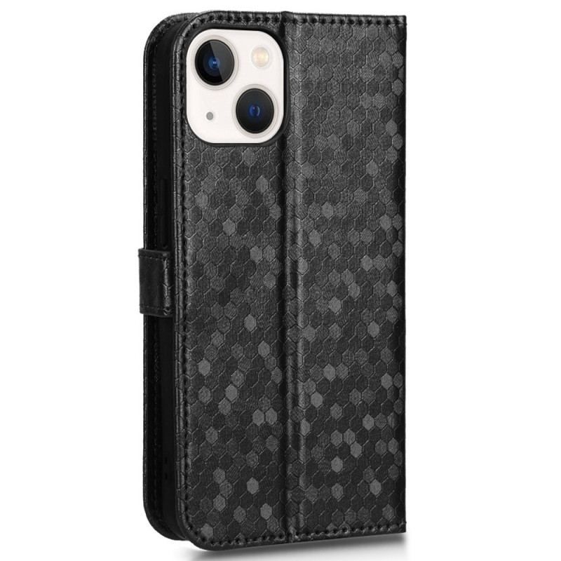 Housse iPhone 14 Motif 3D à Lanière