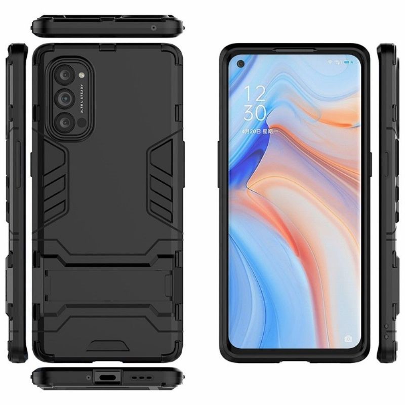 Coque Oppo Reno 4 Pro 5G cool guard antichoc avec support intégré