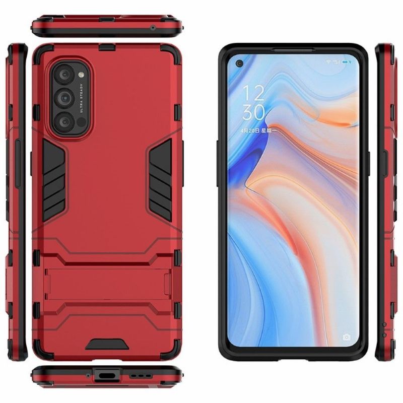 Coque Oppo Reno 4 Pro 5G cool guard antichoc avec support intégré