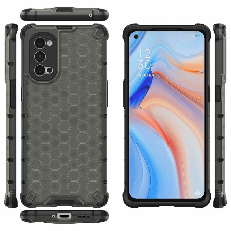 Coque Oppo Reno 4 Pro 5G Design Nid d'abeille