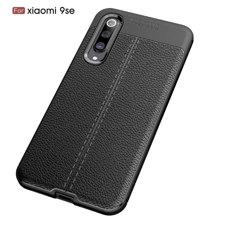 Xiaomi Mi 9 SE - Coque gel finition simili cuir