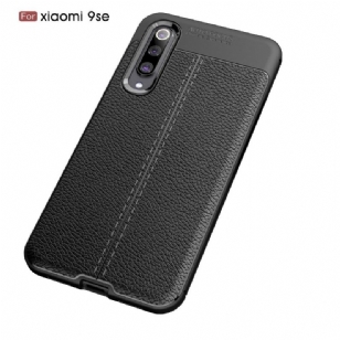 Xiaomi Mi 9 SE - Coque gel finition simili cuir