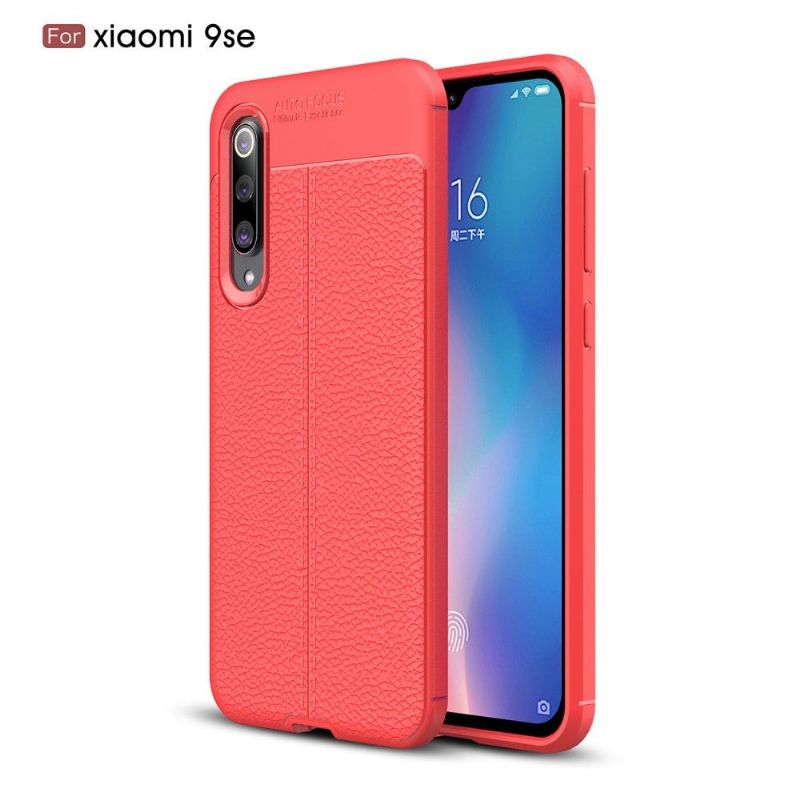 Xiaomi Mi 9 SE - Coque gel finition simili cuir