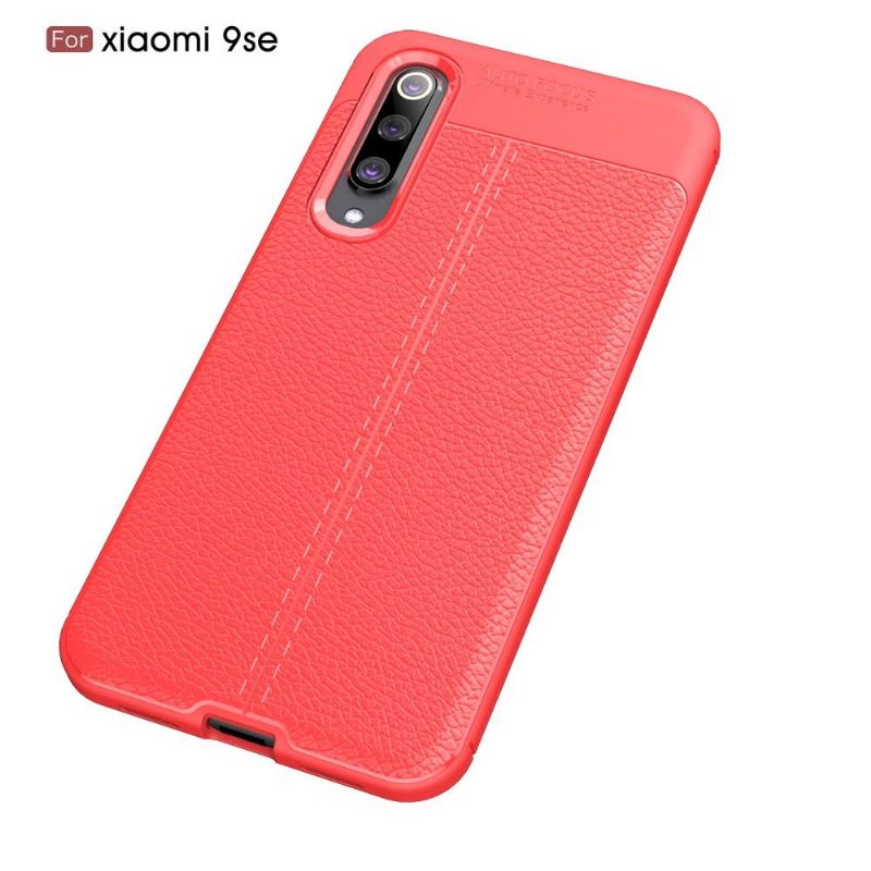 Xiaomi Mi 9 SE - Coque gel finition simili cuir