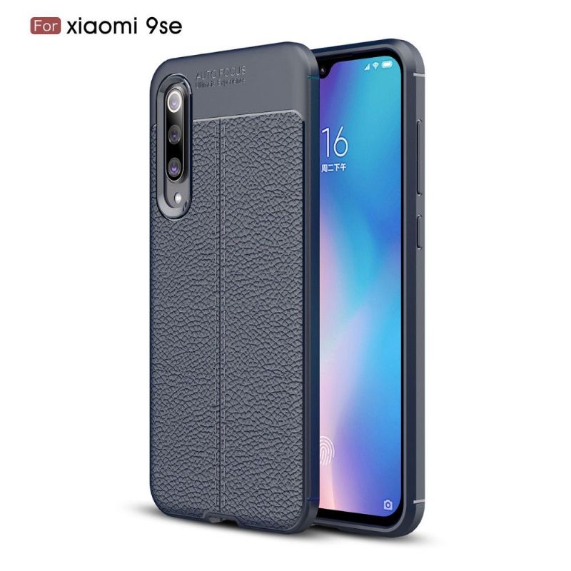 Xiaomi Mi 9 SE - Coque gel finition simili cuir